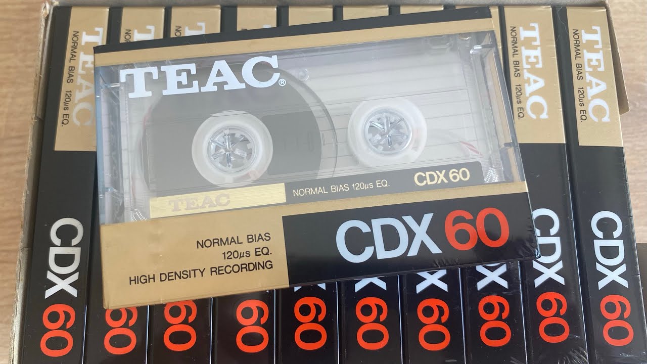 TEAC из середины 1980-х: кассета 60 минут 