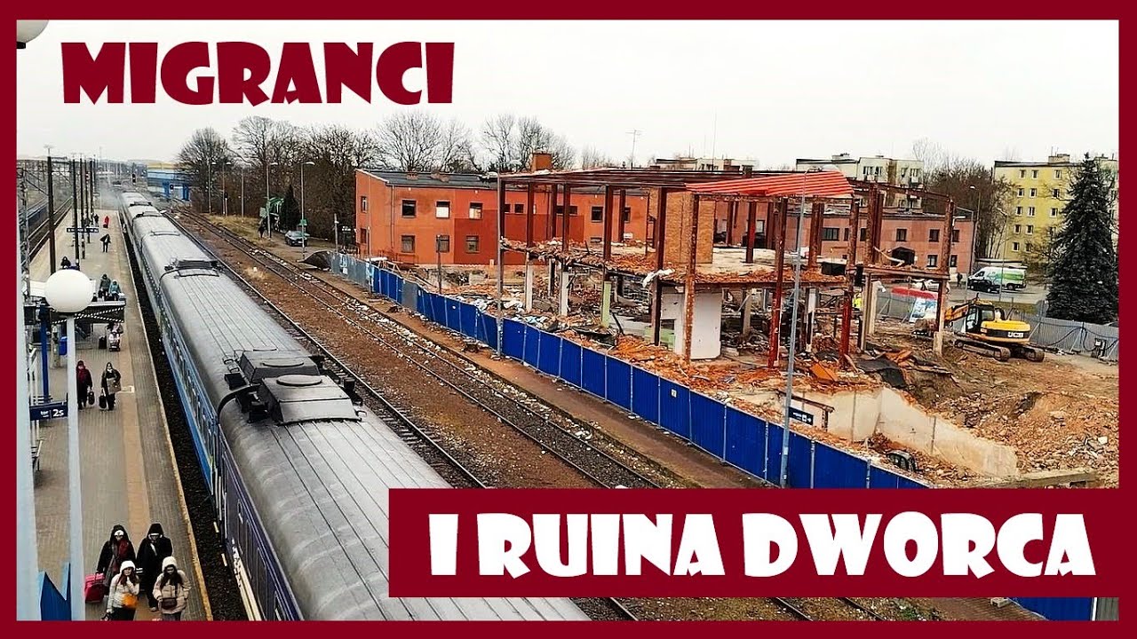 Chełm. Powrót migrantów i dworzec w ruinie. 10 i 12.01.2025