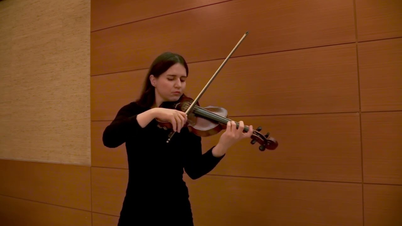 J.S. Bach - Violin Solo Sonata No.1 BWV 1001 - Adagio (Sofia Galieva)