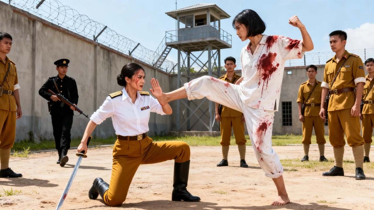 日本女軍官瞧不起中國功夫，不料被女中國功夫高手3招打敗   ⚔️  抗日  | 战争 | Kung Fu | 甄子丹