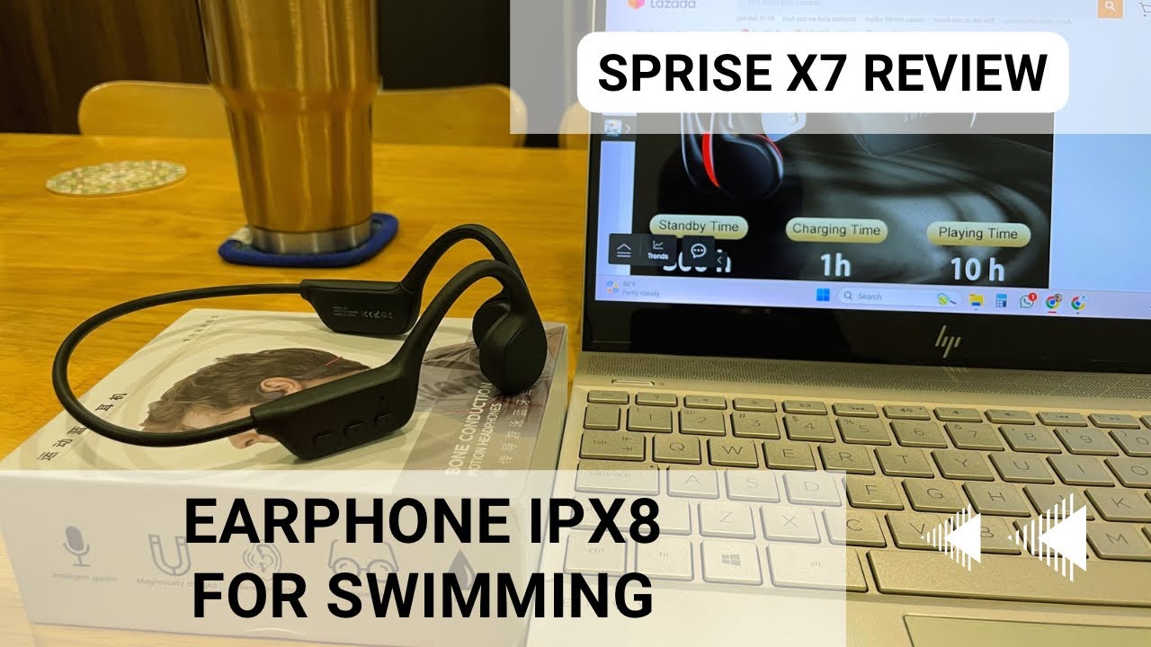 🏊🏻‍♂️ Review Earphone SPRISE X7 (IPX8), Bone Conduction For Swimming. Good Or Not ? Tai Nghe Bơi Lội