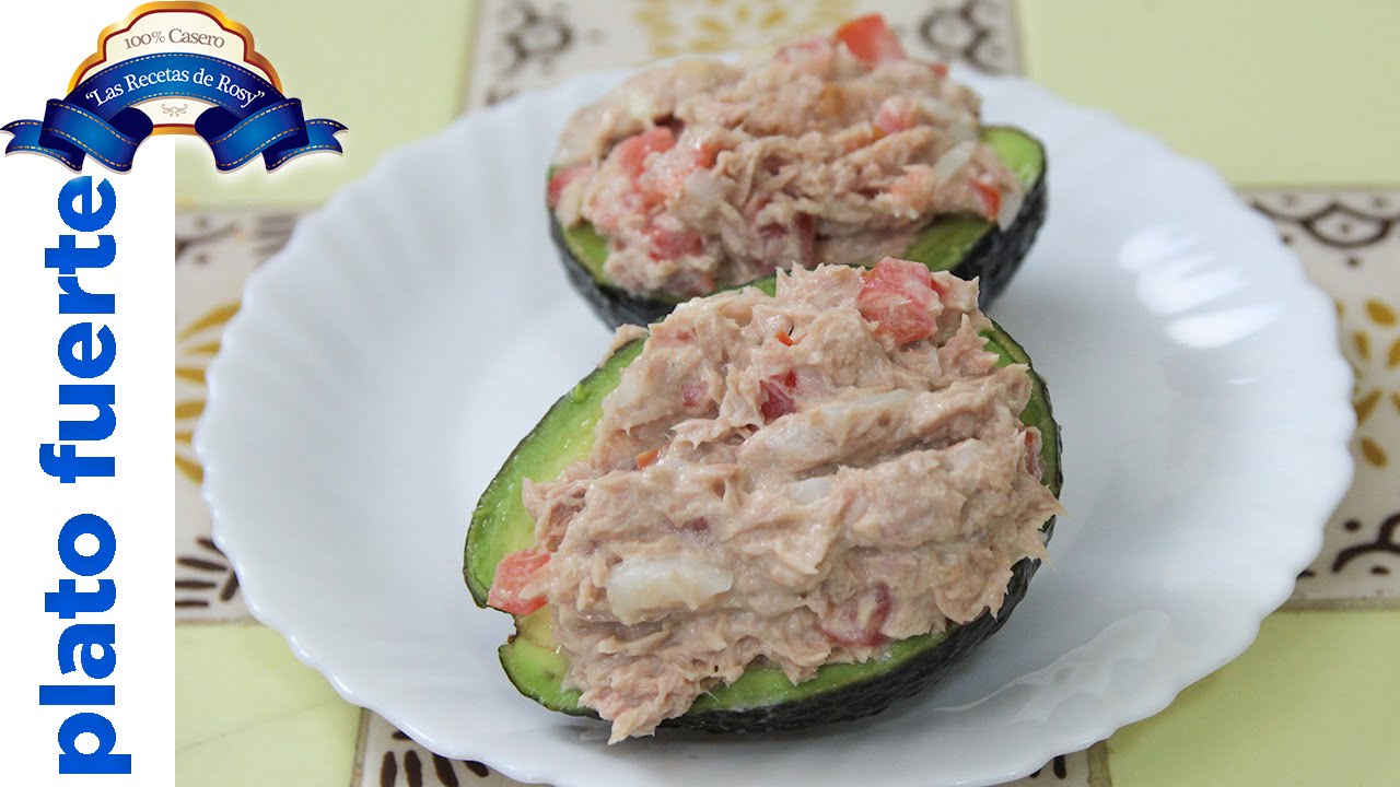 Aguacates rellenos de atún delicioso, faciles de hacer 💜💜💜 Las Recetas de Rosy