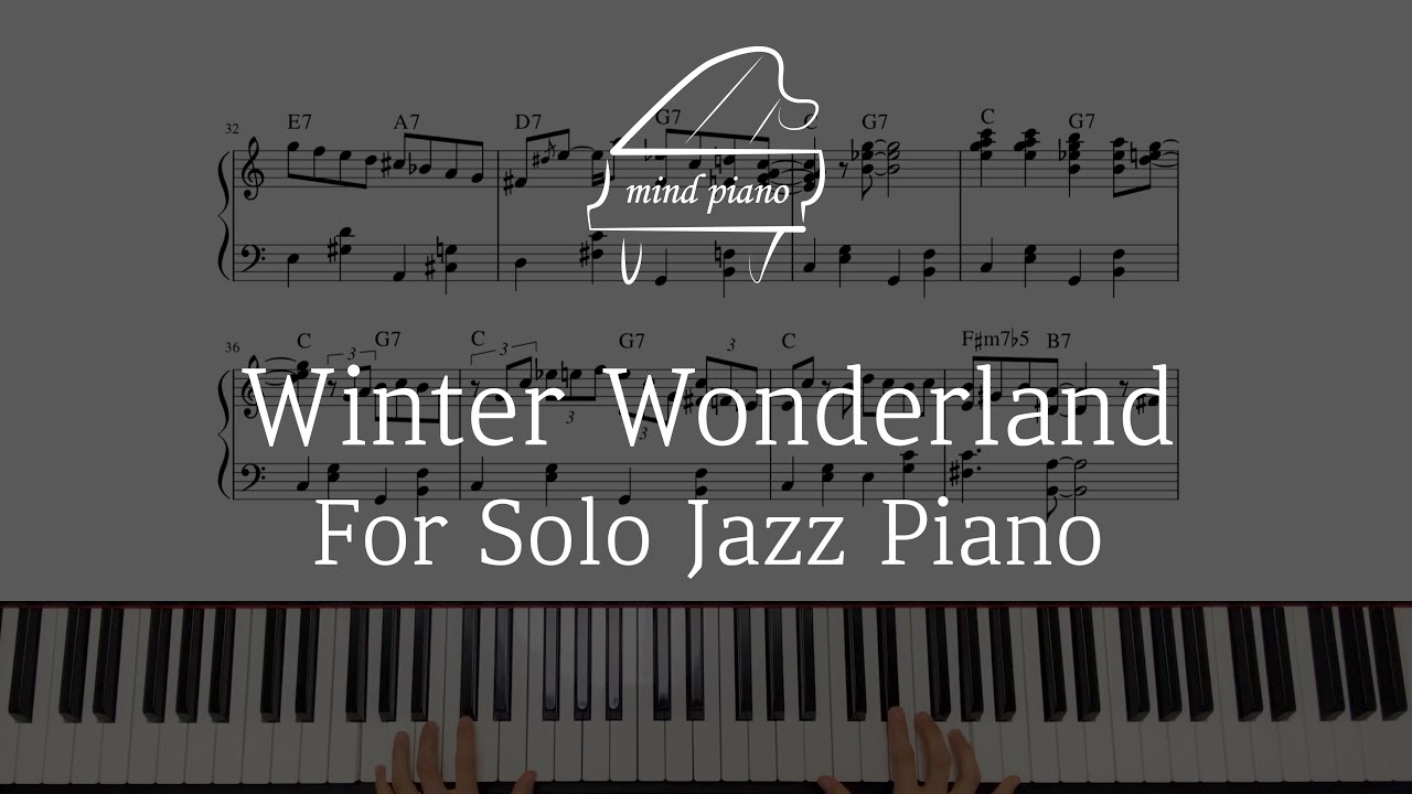 [Jazz Piano Sheet]Winter Wonderland[Swing Jazz Carol]스윙재즈캐롤 피아노악보(악보집 수록곡)