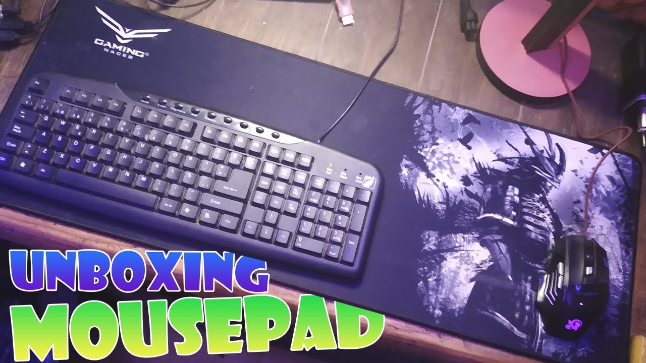 UNBOXING MOUSEPAD GAMER (GAMING NACEB) - EisnerGAMER
