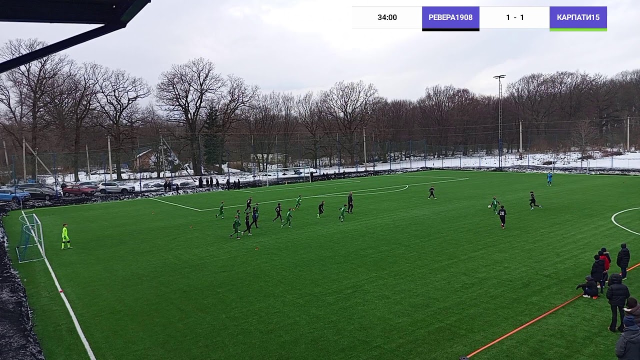 Morshyn winter cup U-12 2026 14.02 Поле2 
РЕВЕРА1908 VS КАРПАТИ15
