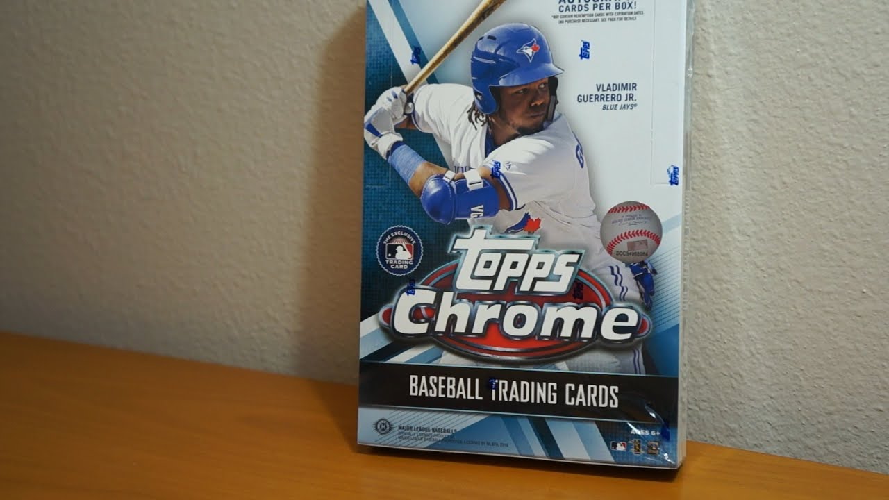 2019 Topps Chrome Hobby - 1 box break! Massive BLUE AUTO #/150!