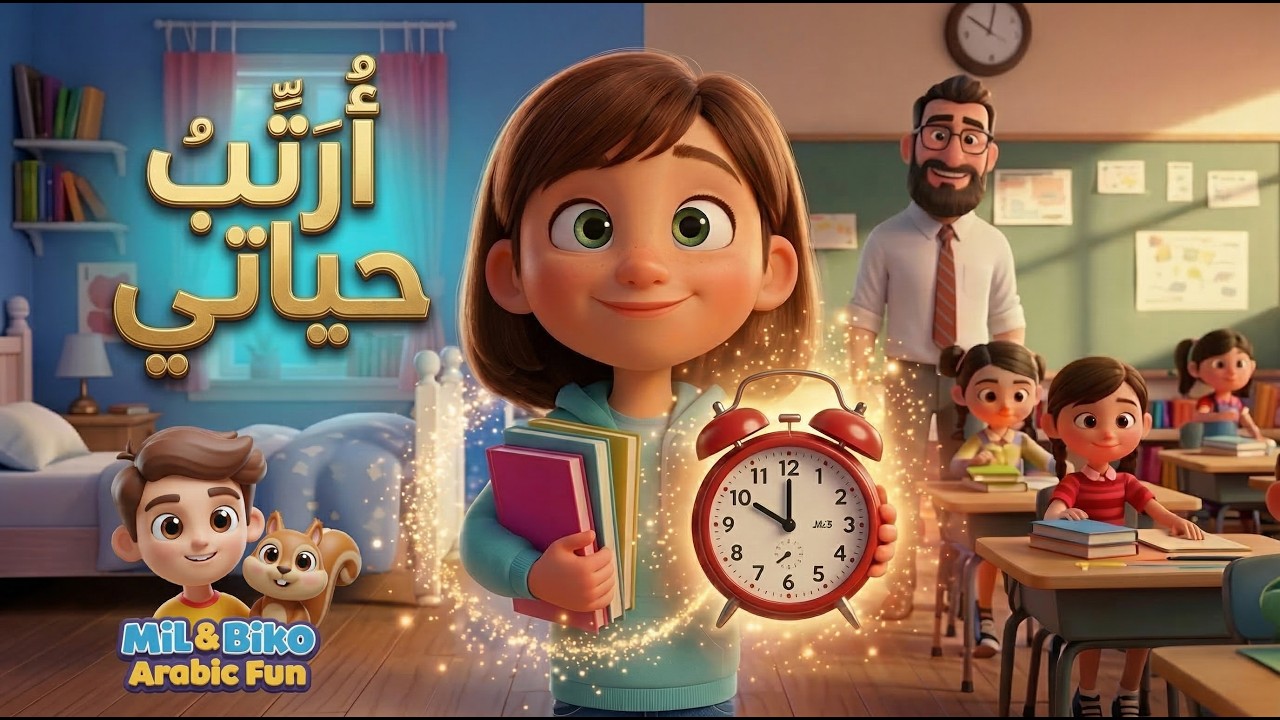 أرتب حياتي ( الوحده الثانية - الدرس الأول - نص الاستماع) الصف الثاني الابتدائي
