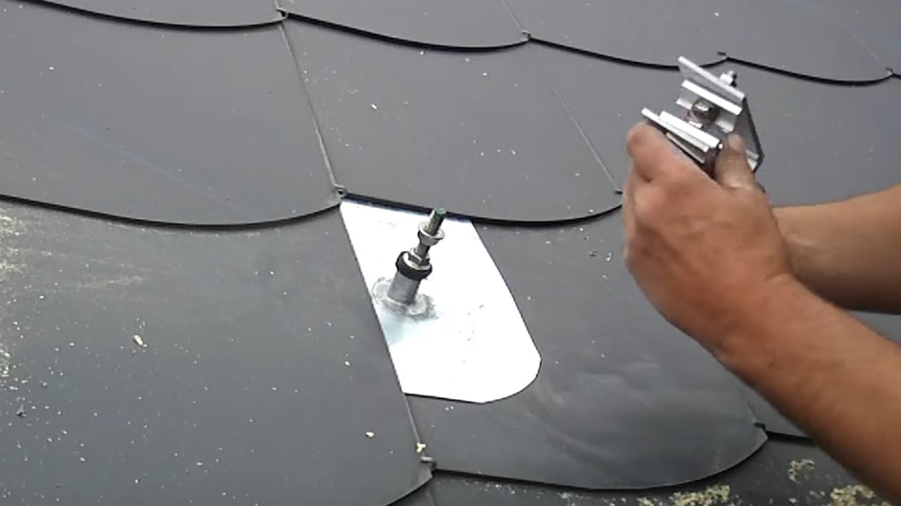 LORENZ Schieferdach Solar Befestigung