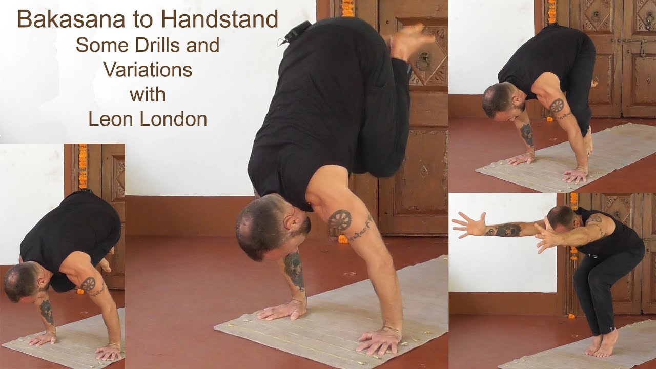 Bakasana To Handstand with Leon London