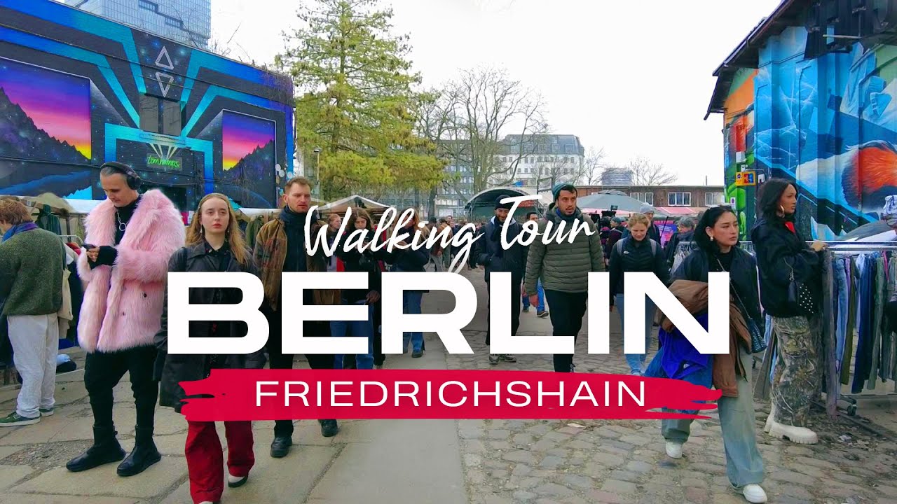 Berlin Friedrichshain Weekend Walking Tour | The hippest Flea-Market in the City