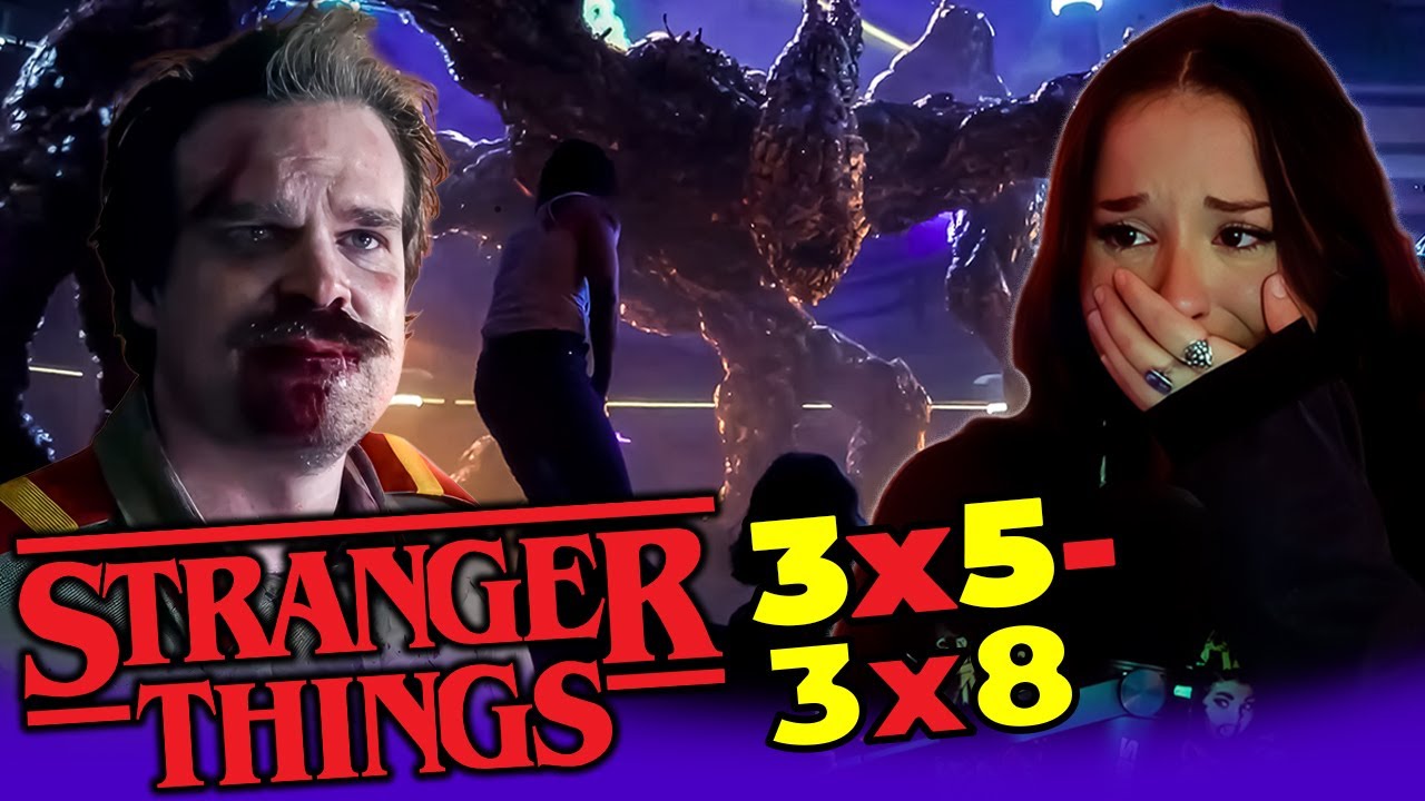 I'm Done I Can't Do This! Stranger Things 3x5 - 3x8 | FIRST TIME WATCHING | REACTION | FINALE