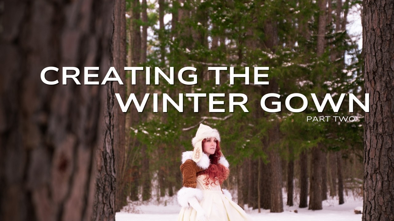 Creating the Winter Gown | The Fur Coat and Skirt (Part 2)