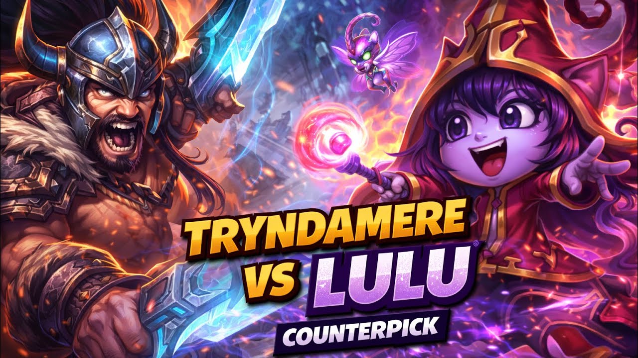 I pre picked TRYNDAMERE and the enemy Counterpicked me a Lulu Main 🤷‍♂️🤯