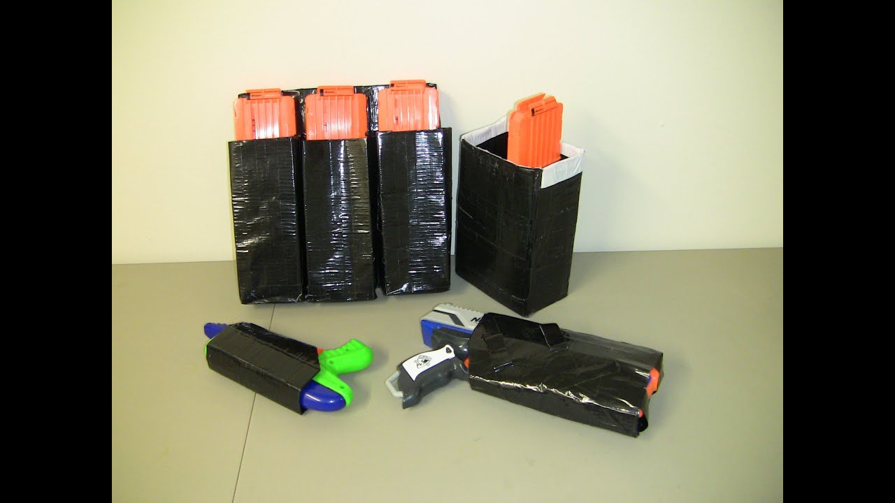 [TUTORIAL] How to Make Duct Tape Nerf Pouches - Guide