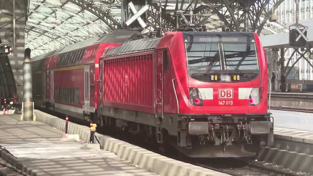 Zugbetrieb in Köln Hbf.