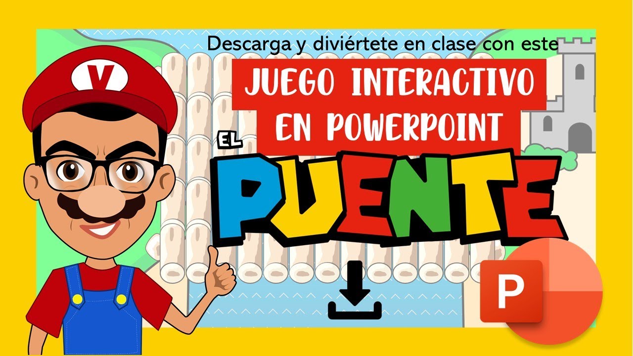 🌉 EL PUENTE  - 🎮 JUEGO INTERACTIVO EN POWERPOINT DE MARIO BROS
