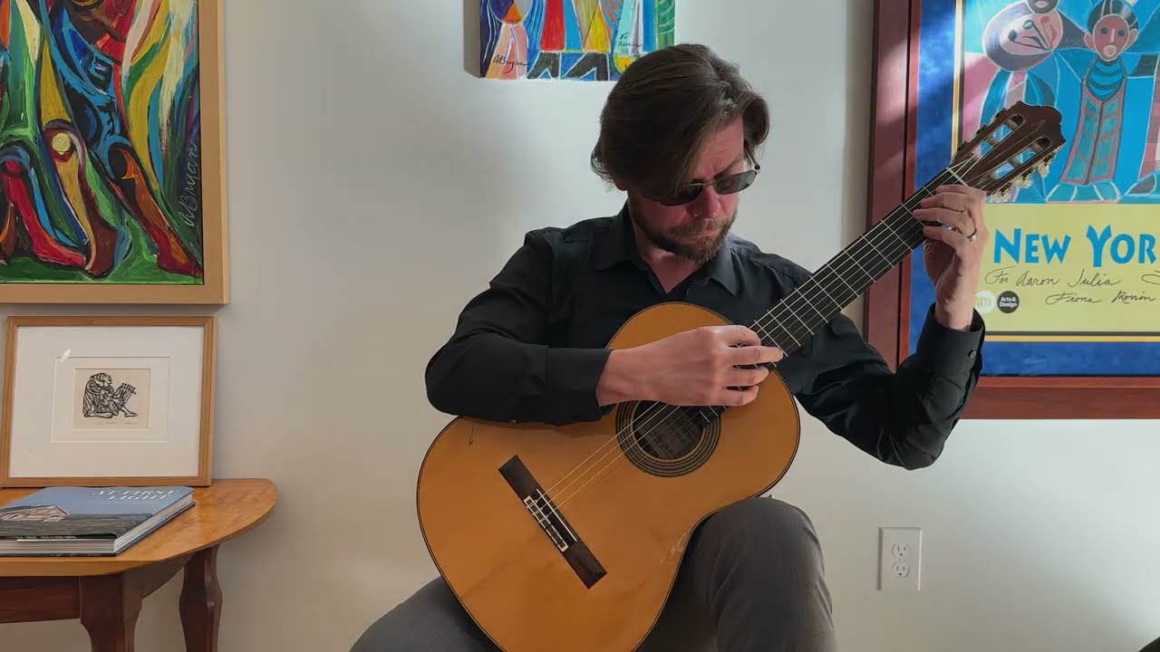1967 Friederich-Tarrega Prelude 1 performed by Christopher Ladd