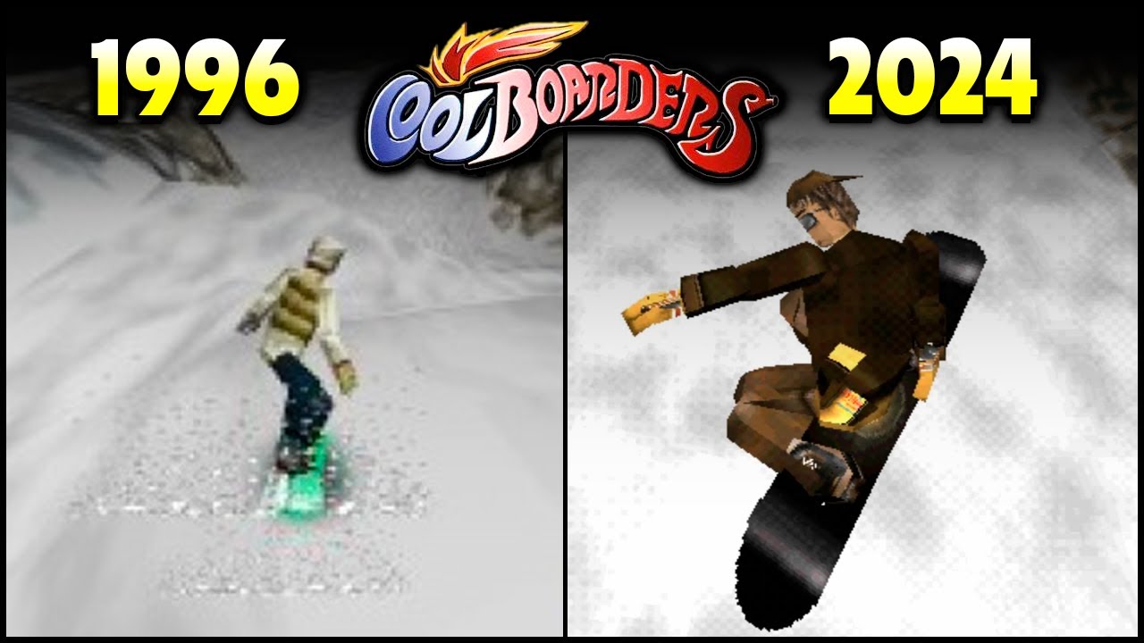 Evolution of Cool Boarders Games (1996 - 2024) - 11 Games