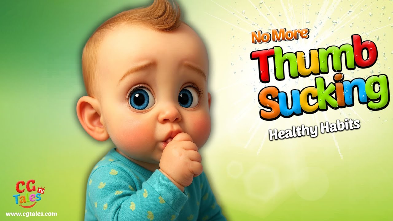 No More Thumb-Sucking! 👍 | A Healthy Habits Story of Baby John