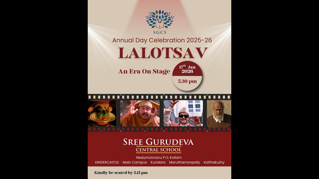 Welcome to LALOTSAV – Annual Day Celebration 25-26
