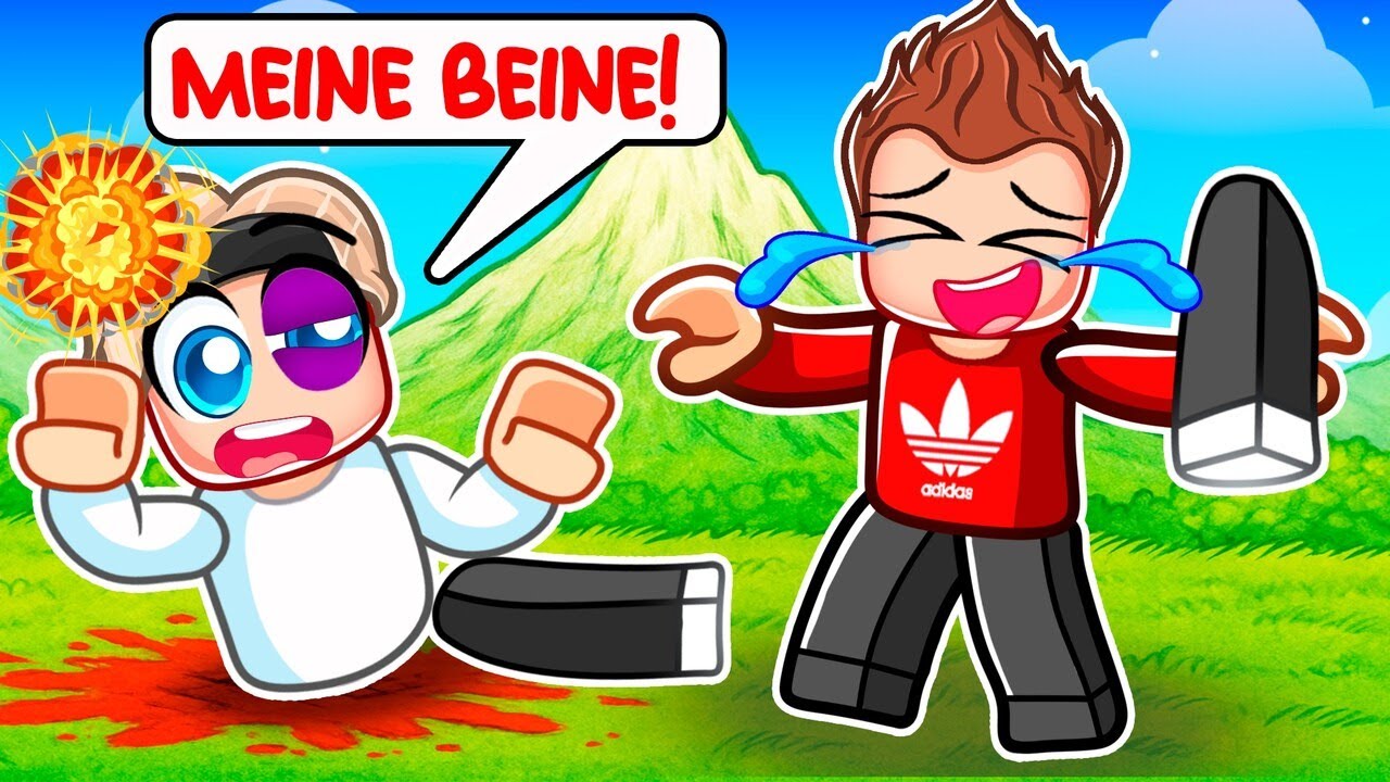 ICH KLAUE IHM SEINE BEINE in ROBLOX!