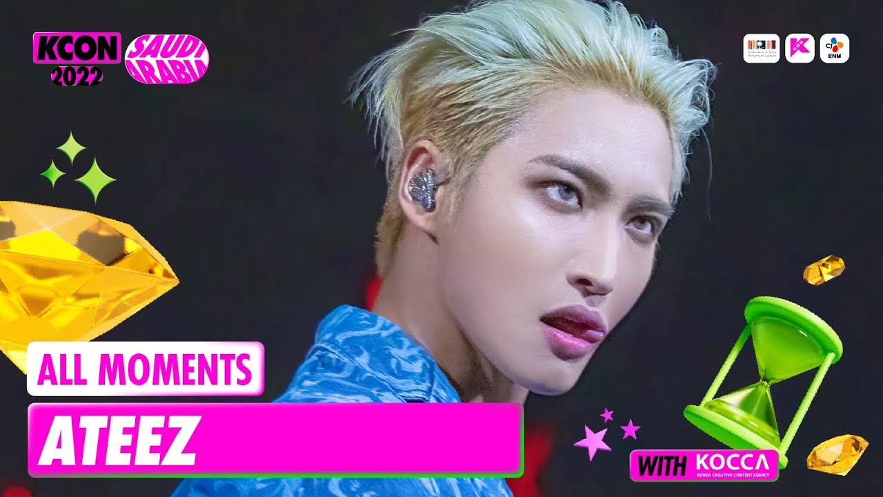 ATEEZ (에이티즈) ALL MOMENTS 🎁💚 | KCON 2022 SAUDI ARABIA
