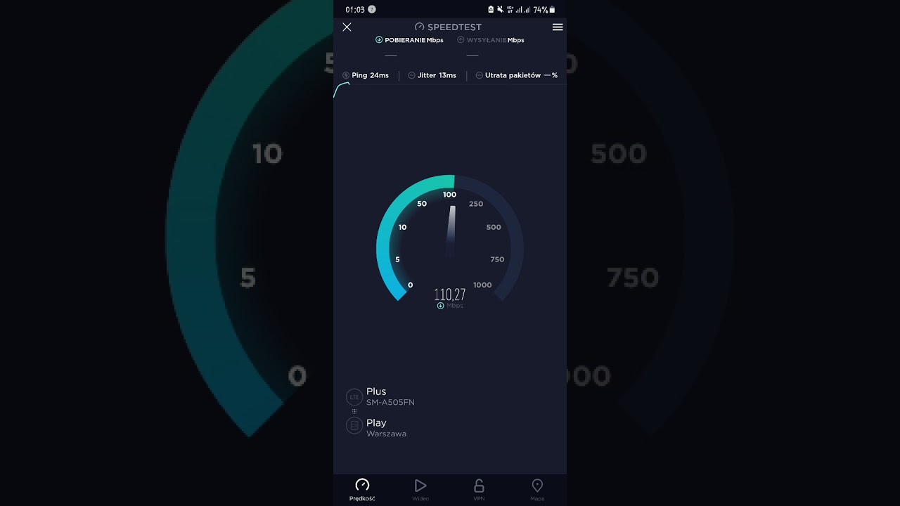 Testy na LTE w Plus i w Play i Wi-Fi z Vectra 285mbgps to m&oacute;j prywatny router xD