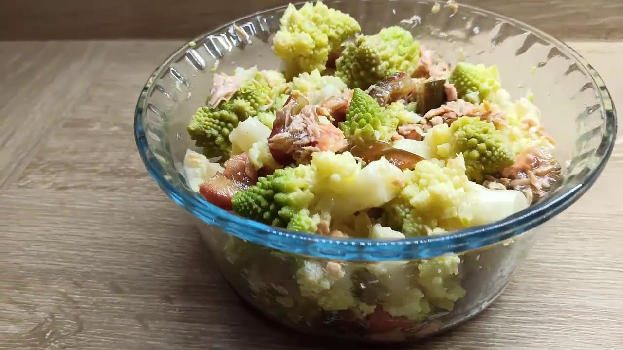 Ensalada de romanesco. Muy f&aacute;cil y rica no, lo siguiente. &iquest;Lo hab&iacute;as probado?
