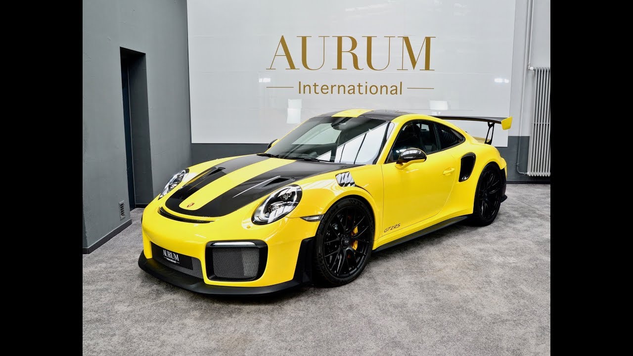 2019 Porsche GT2 RS 911 991 Weissach Racing yellow Walkaround by AURUM International