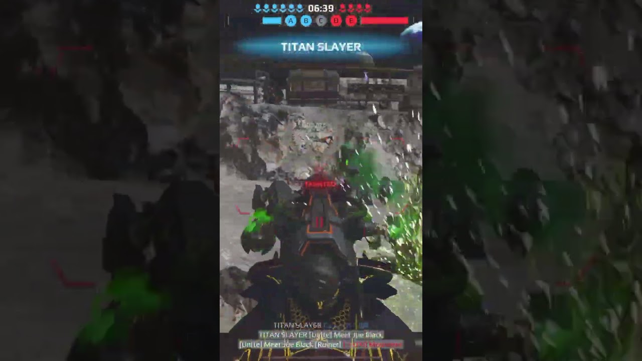 UE Minos vs. 4 Titans | War robots game [WR]
