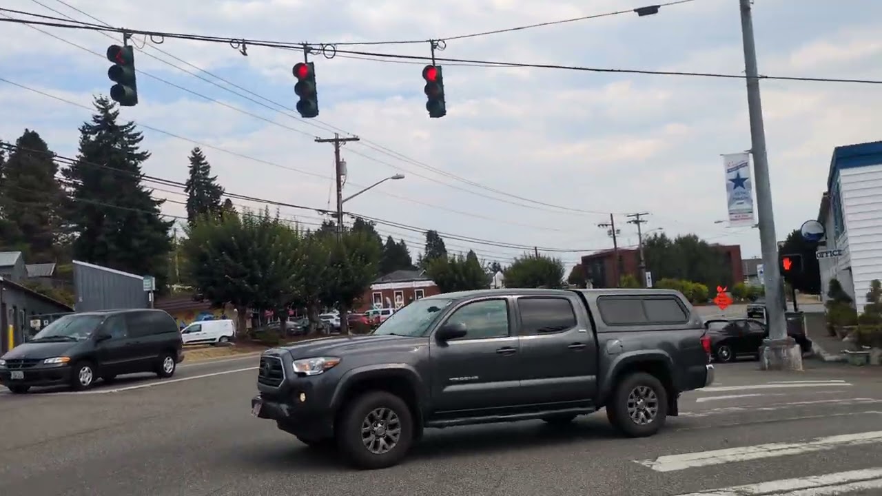 Light goes green on Crosswalk countdown