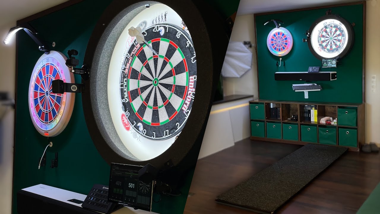 Darts-Raum UMBAU und ROOMTOUR🎯(Scolia + Granboard)