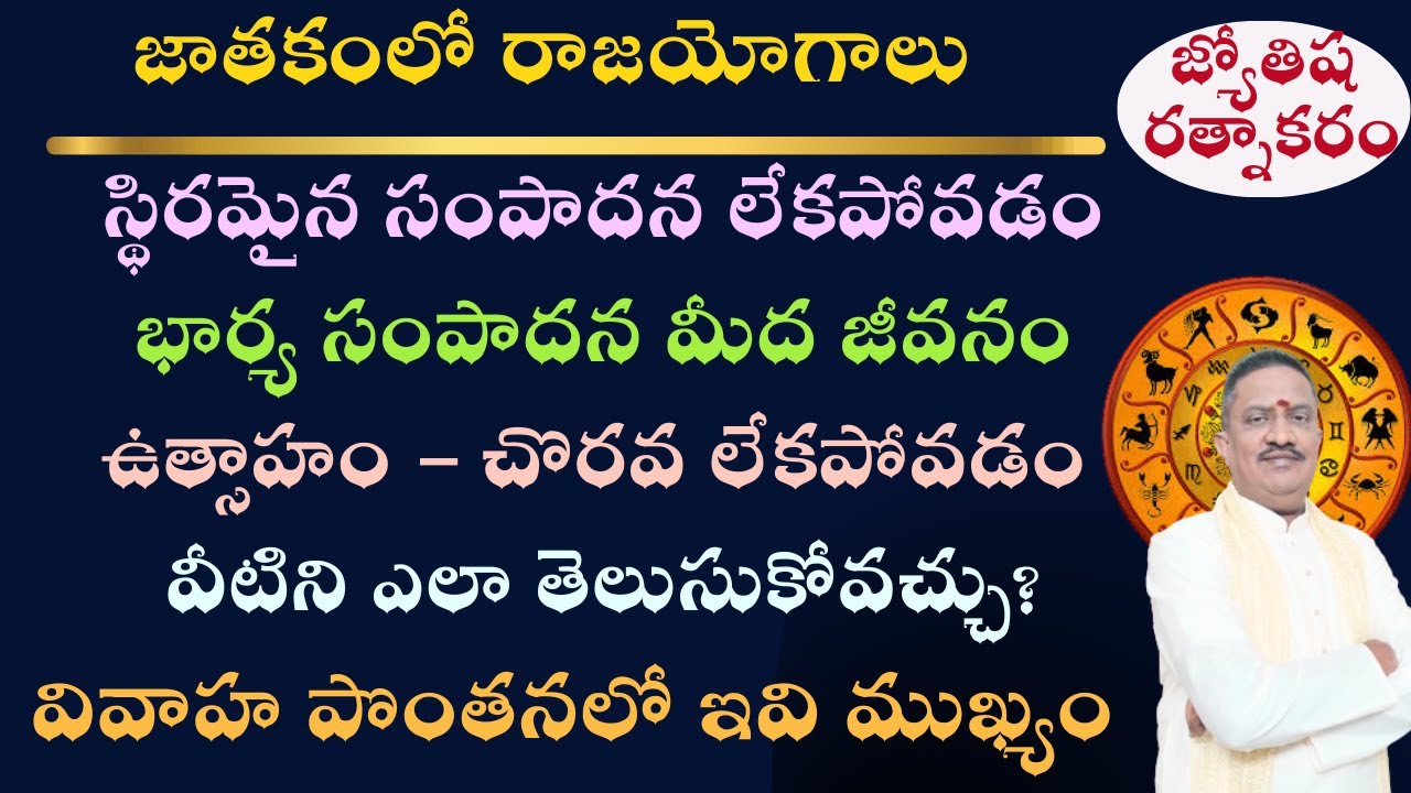 Rajayogas in Horoscope | Career Success | Financial Growth | Jupiter Strength | GuruBalam Importance