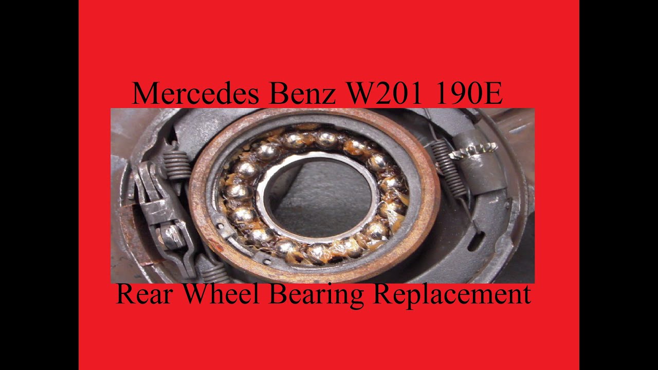 190E Rear Hub Bearing Replacement