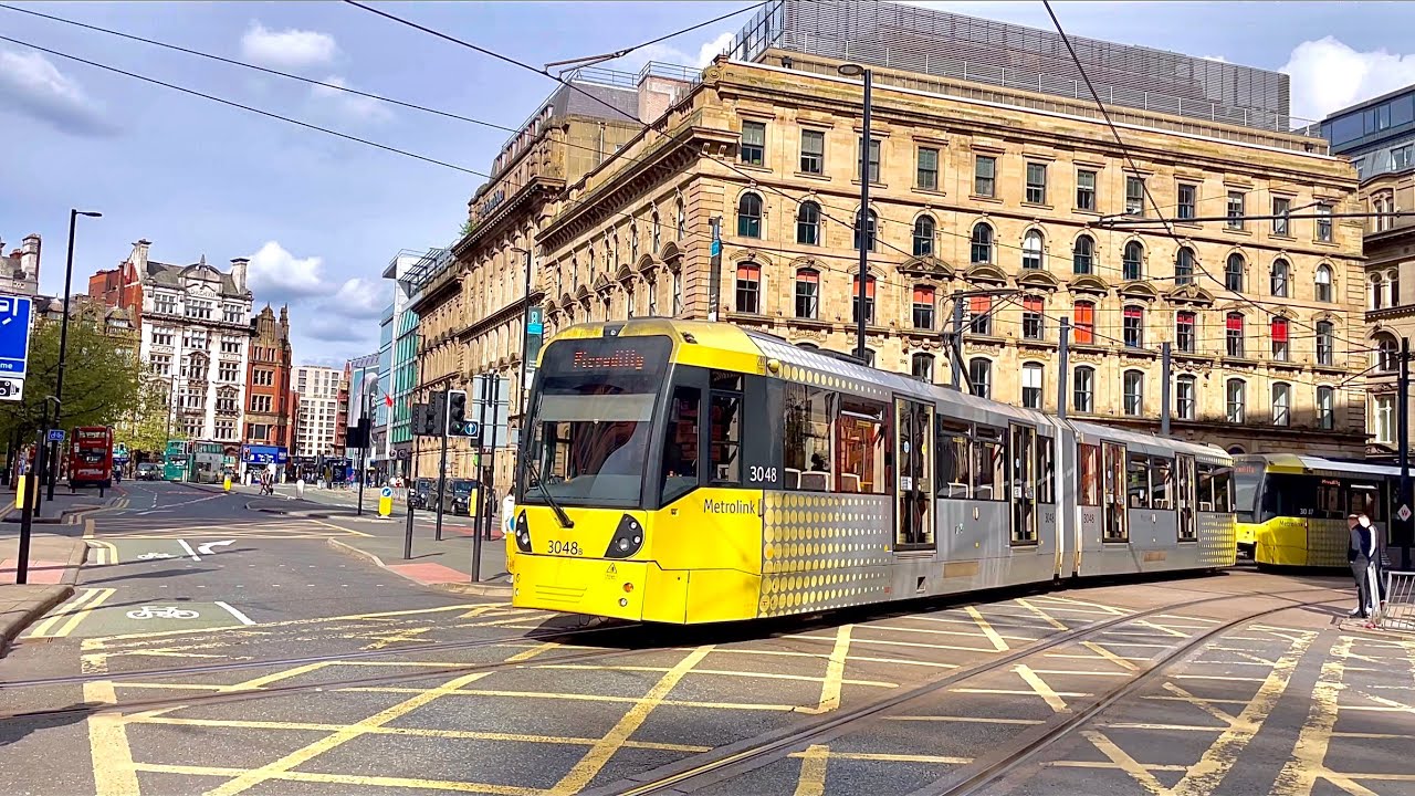 Manchester Piccadilly Gardens 🇬🇧 Tram Observations