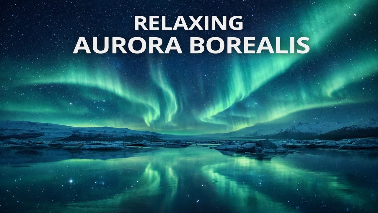 Northern Lights Calm 🌌 Slow Aurora Borealis for Deep Relaxation, Sleep & Meditation 4K