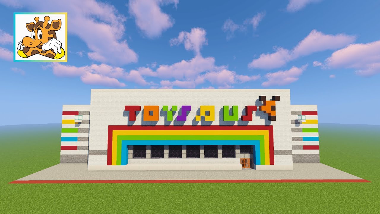 Minecraft: How to Build a 90's Toys R Us (Tutorial)