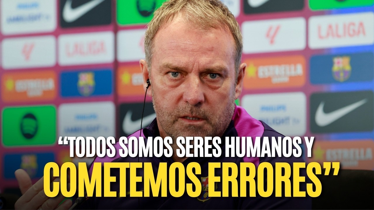 🚨El mensaje que deja caer HANSI FLICK sobre los ÁRBITROS🔴🔵🎙️