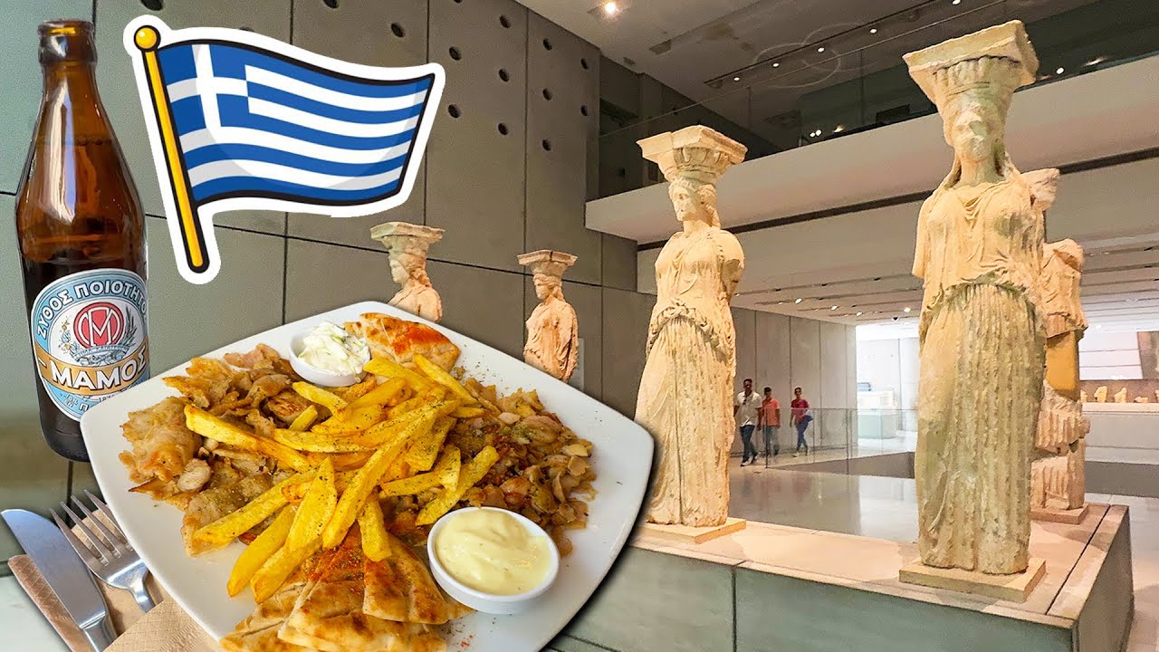 Greek Market, Acropolis Museum and Tasty Gyros