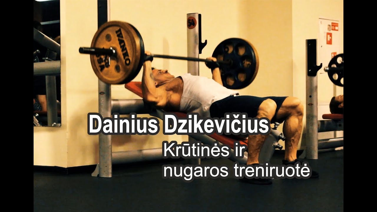 HERO Krūtinės ir nugaros treniruotė Dainius Dzikevičius
