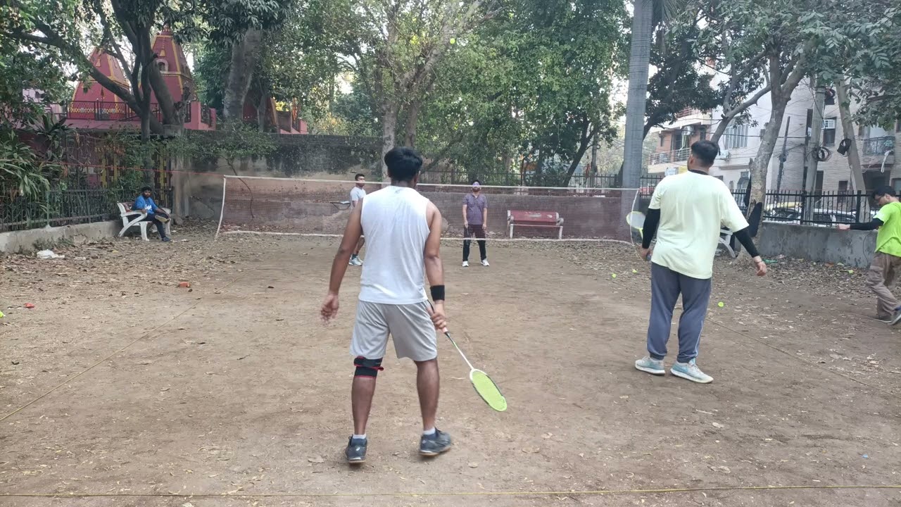 #match 4, Badminton match videos Delhi 🏸🏸📚📖✏️