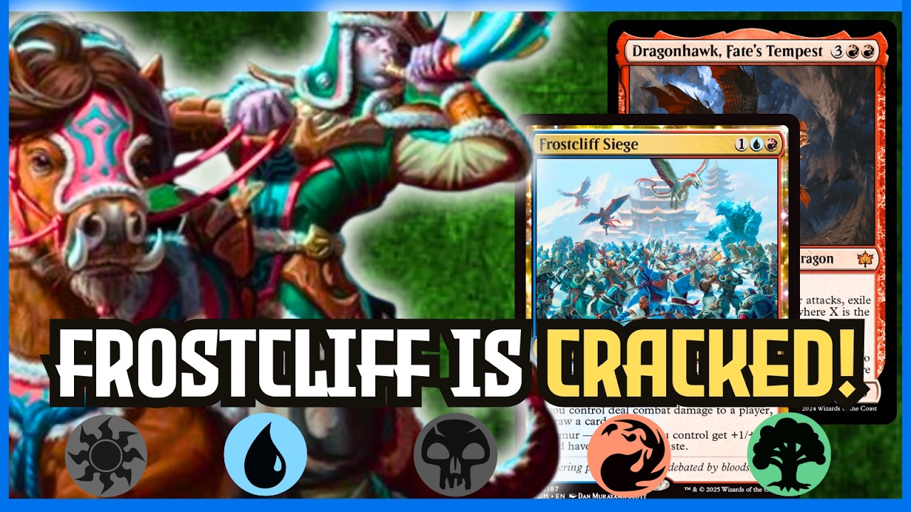 🟢🔵🔴Frostcliff Siege is BUSTED With Dragonhawk! | MTG Arena Standard Temur Ranked