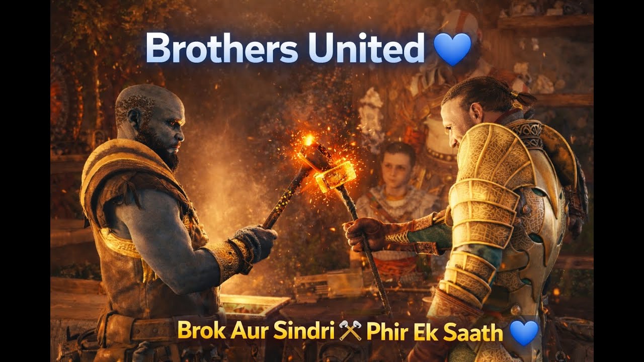 Brok Aur Sindri Phir Ek Saath 🛠️💙 | God of War