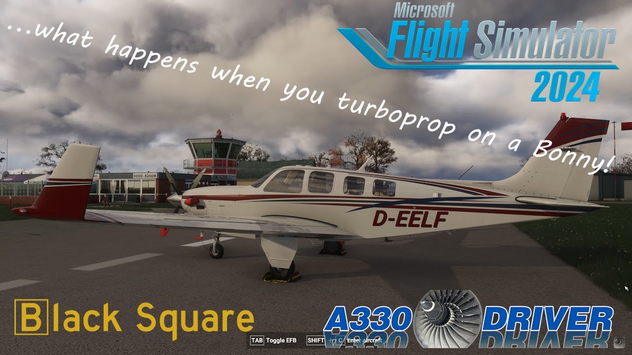 Ultra Short Runway Ops: BLACK SQUARE BONANZA | TURBOPROP | Real Airline Pilot