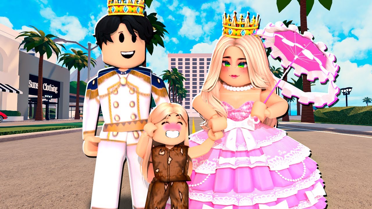 A MENINA ORFÃ FOI ADOTADA POR PRINCIPES - HISTORINHA DE BERRY AVENUE RP ROBLOX