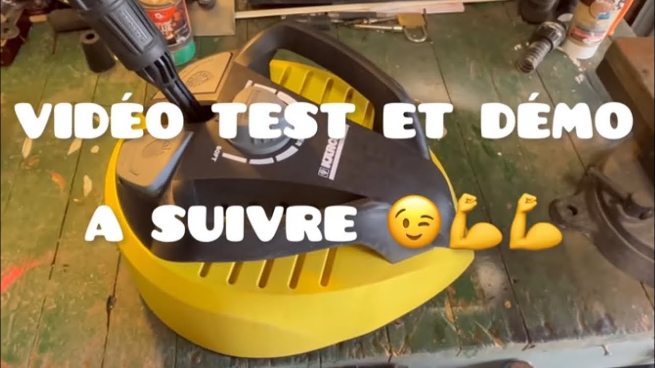 Test demo brosse #karcher k7 k5 k4 t5 T 7 Plus T-Racer #terrasse lance poignée Smart@Kärcher France