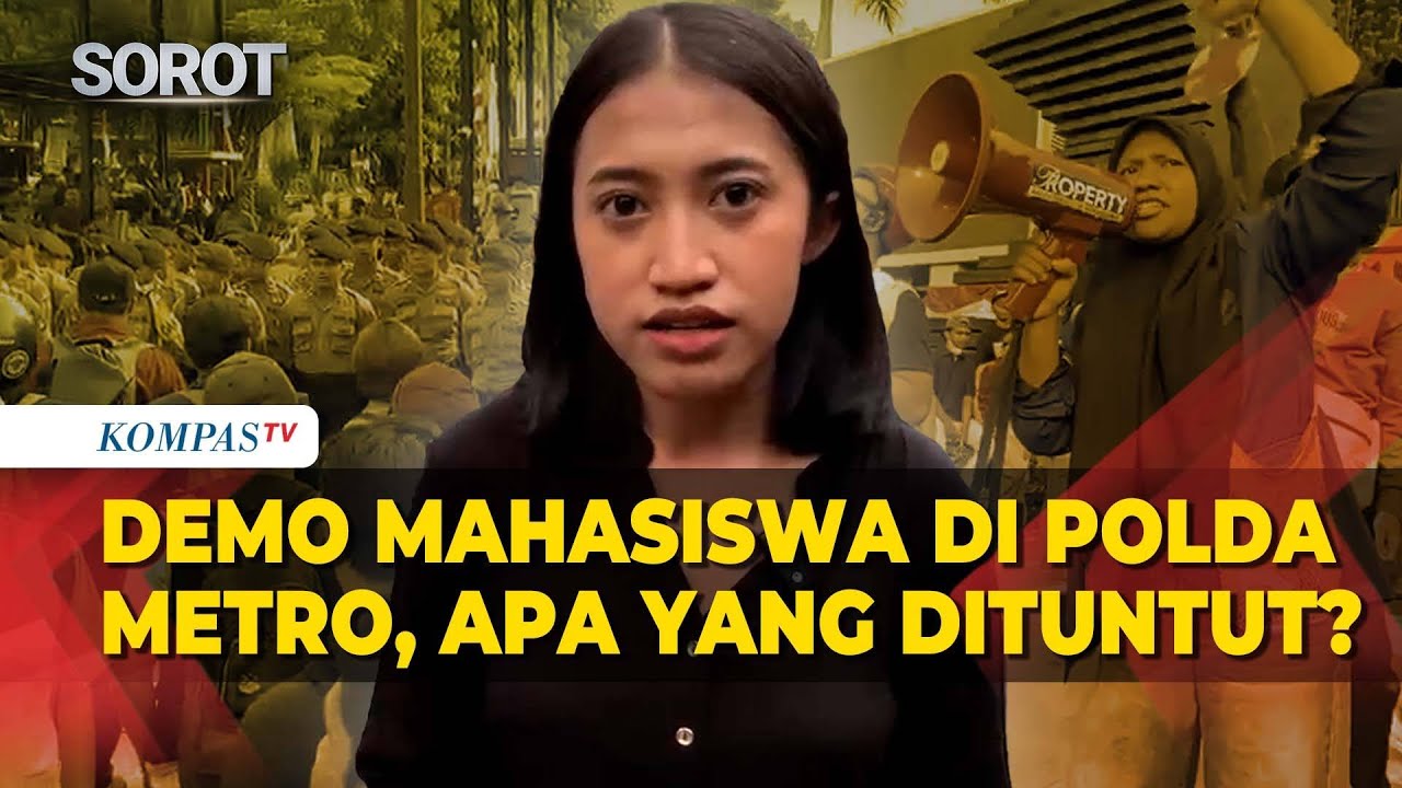 Aksi Demo Mahasiswa di Polda Metro Jaya Buntut Tewasnya Ojol Affan, Apa yang Dituntut?