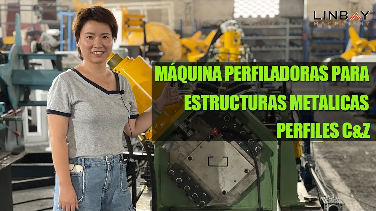 【Perfiles C&Z】Linbay- Máquina autoregulable para estructuras metálicas perfiles C perfiles Z