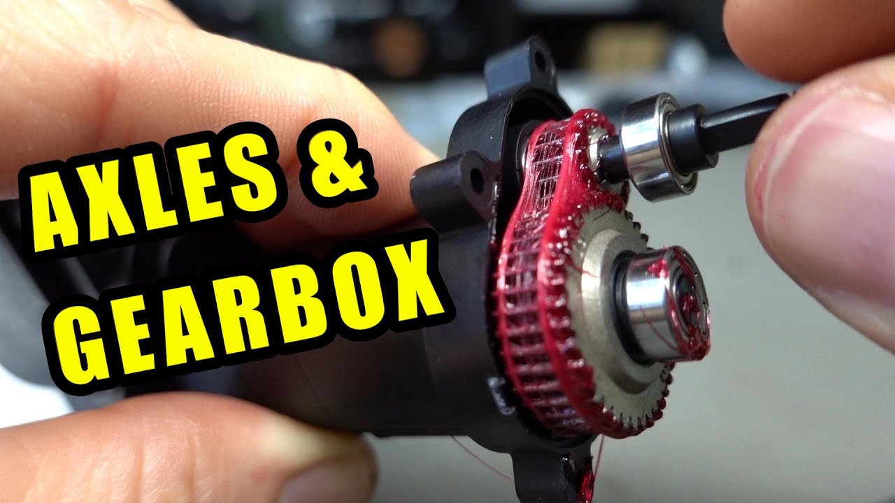 GMADE 1/10 GS02F BUFFALO PICKUP TS BUILDERS KIT - AXLES AND GEARBOX