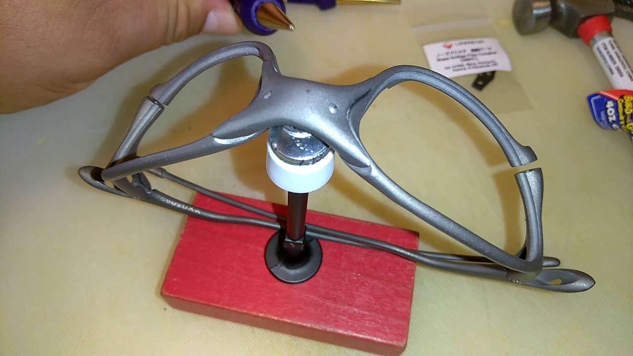 Oakley x metal nose bridge repair. # 2